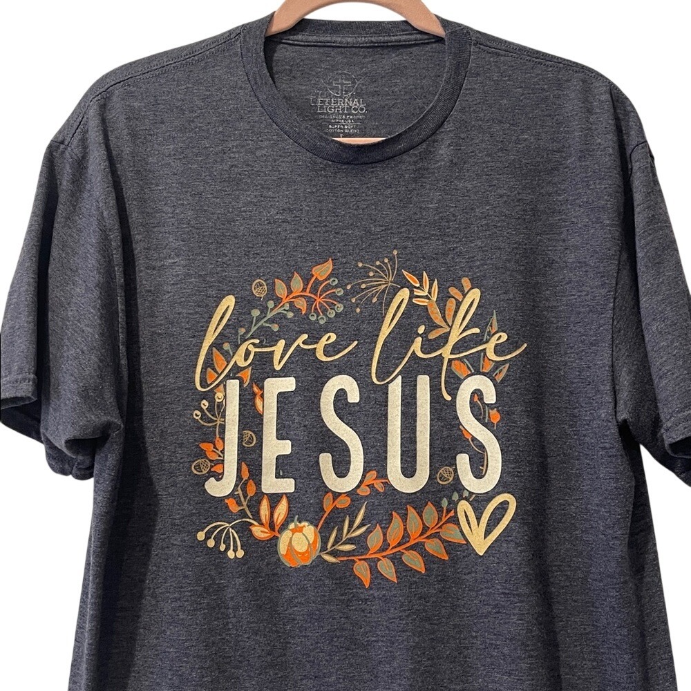 Eternal Light‎ Co Love Like Jesus Graphic T-Shirt Large